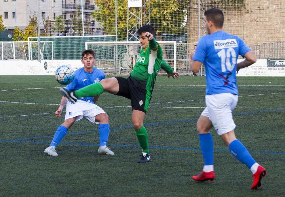 Taules en un intens xoc entre Cervera i Alcarràs