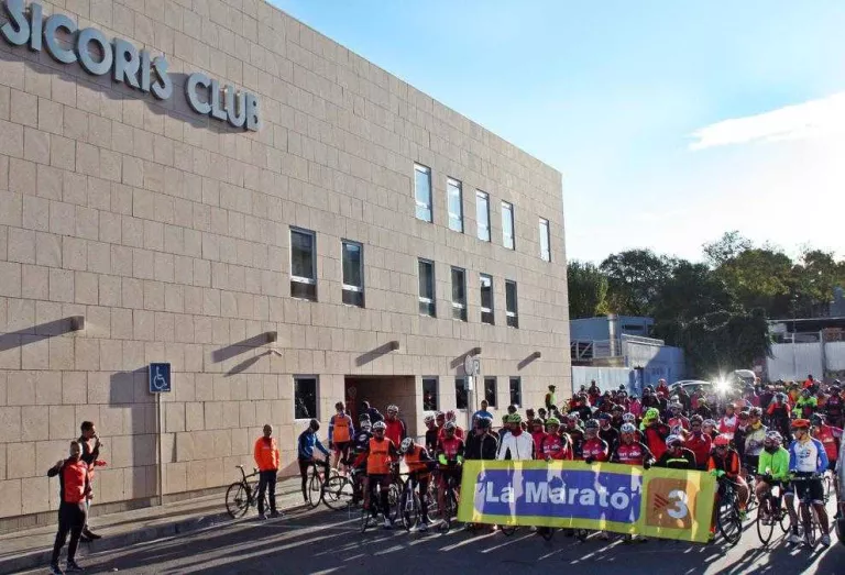 Pedalada per la Marató de TV3 al Sícoris Club
