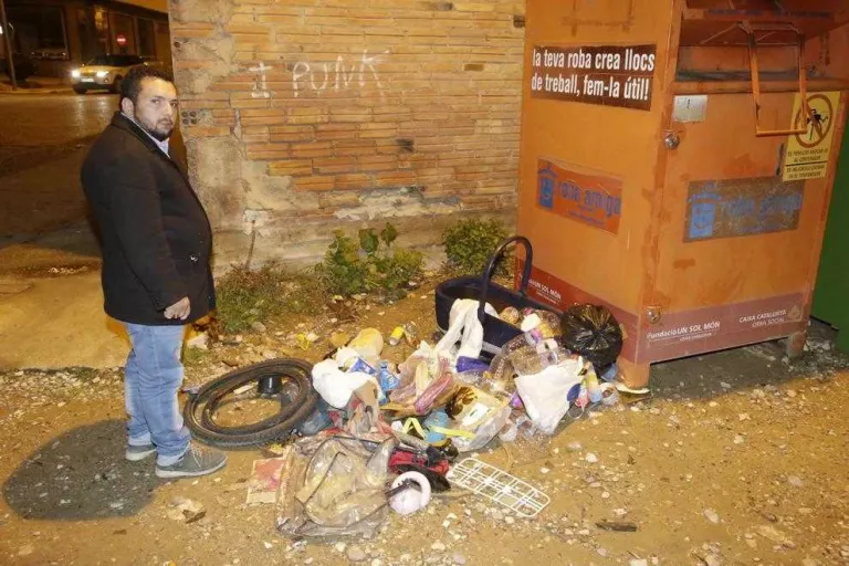 Escombraries a Alfarràs, que avui inicia el porta a porta