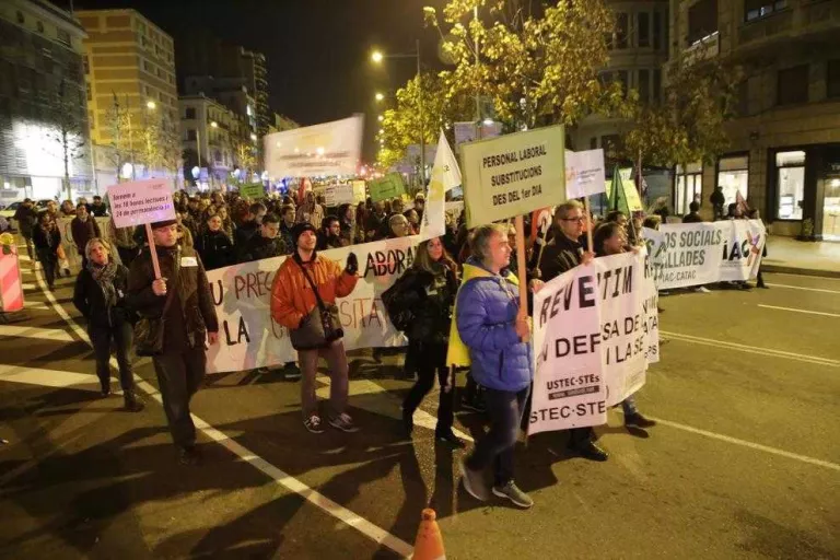 Més protesta que vaga