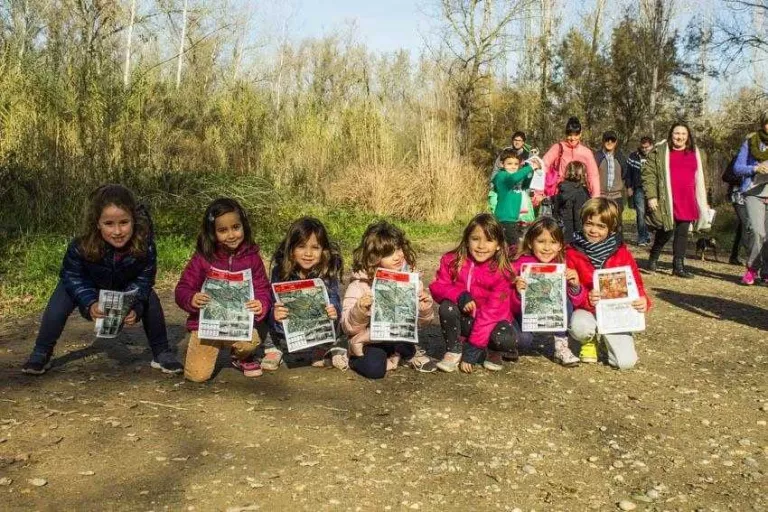 A la recerca del tió a la Mitjana