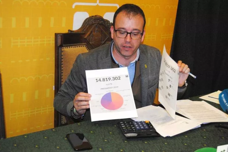 Mollerussa planteja un pressupost de 14,8 milions d'euros, un 6% menys