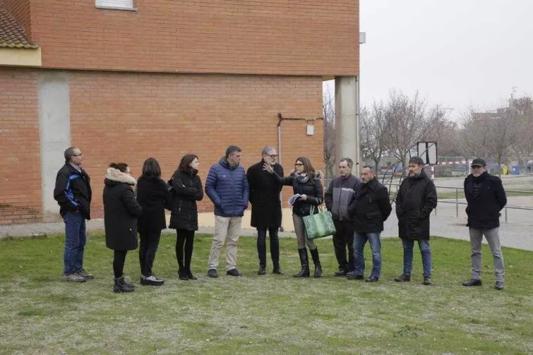 Comencen les obres de reforma del pati del col·legi Magraners