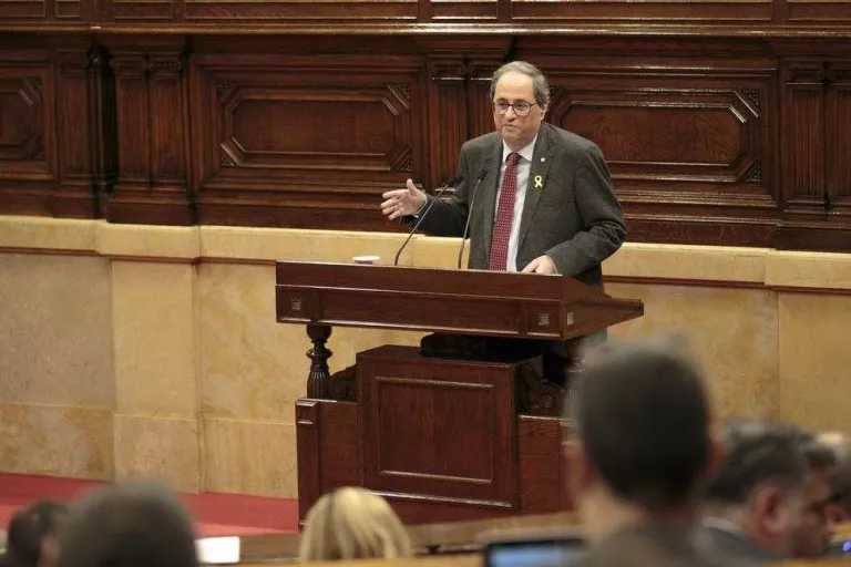 Quim Torra promet convocar 1.000 places de bombers en quatre anys