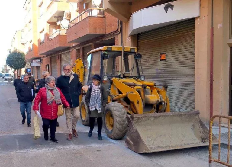 La Paeria millora el carrer les Roses i anuncia un gran parc a Palauet