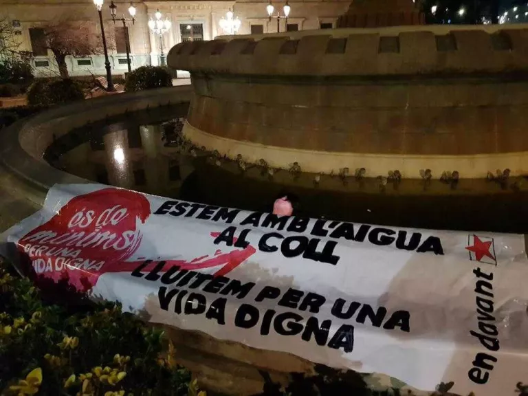 Accions contra la precarietat laboral a Lleida