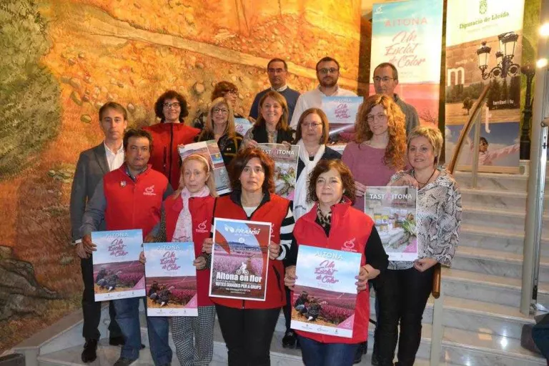 Els camps en flor d’Aitona esperen rècord de visitants