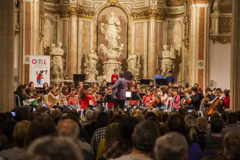 Debut de l’orquestra infantil de l’OJC a Cervera