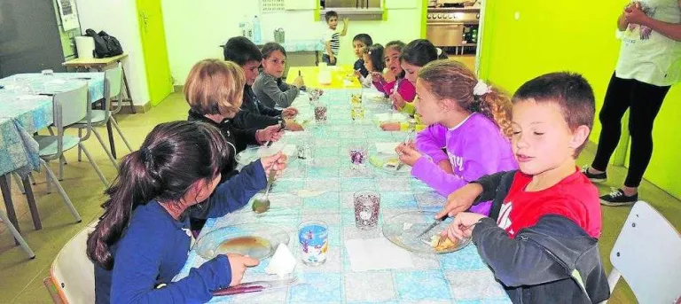 Menjador escolar amb més aliments de la Ribagorça