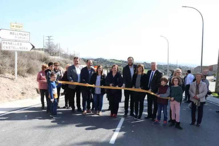 Millora de la carretera entre Bellmunt, Penelles i Castellserà