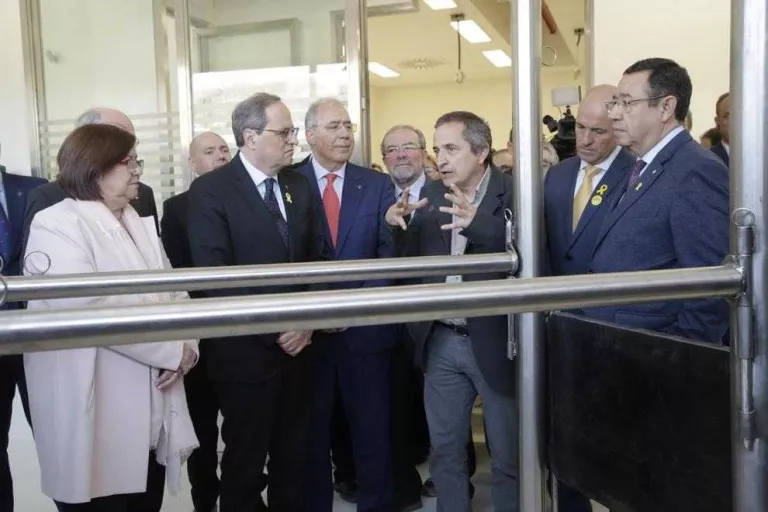 Quim Torra inaugura l'hospital veterinari de la UdL a Torrelameu, finançat per la Diputació amb quatre milions d'euros