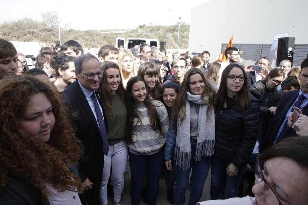 Quim Torra inaugura l'hospital veterinari de la UdL a Torrelameu, finançat per la Diputació amb quatre milions d'euros
