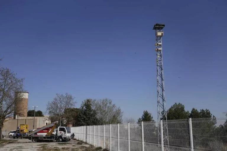 La Paeria instal·la una torre amb nius artificials a Gardeny