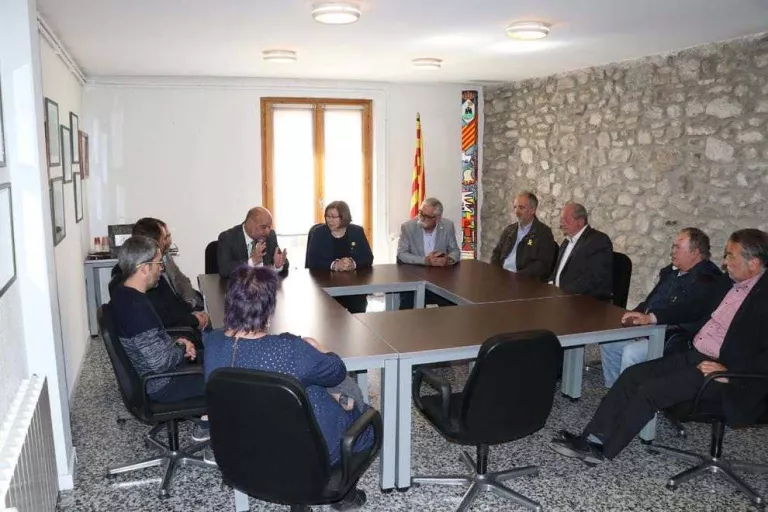 Perelló visita els projectes de la Diputació a la Cerdanya