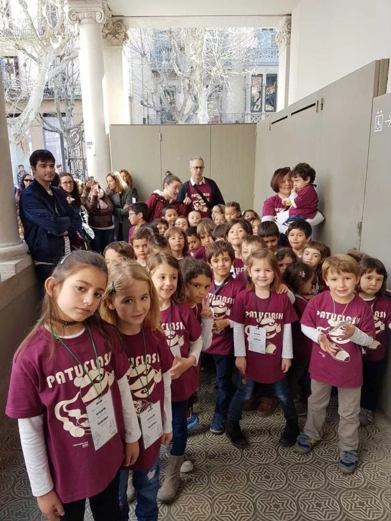 Estudiants de música de la Seu, en una trobada a Manresa
