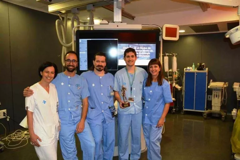 Premi per a infermers de radiologia vascular de l’Arnau de Vilanova