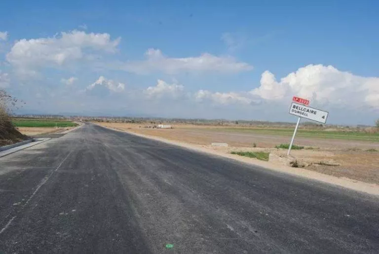 La carretera de Bellcaire a Linyola, llesta en dos setmanes