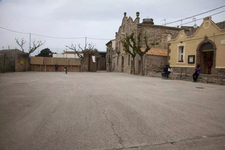 Un mural amb fulles de figuera presidirà una plaça de la Figuerosa