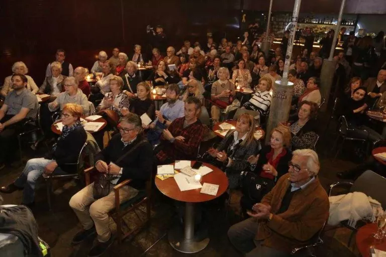 Homenatge a la difunta Dolors Sistac al Cafè del Teatre