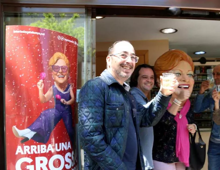 Un estanc de Barcelona dóna la Grossa de Sant Jordi