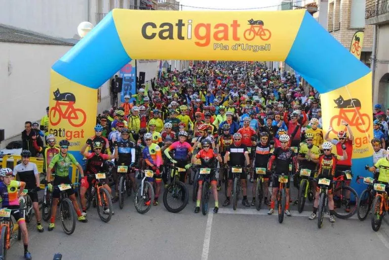 La Catigat del Pla d’Urgell congrega a Miralcamp 1.200 ciclistes