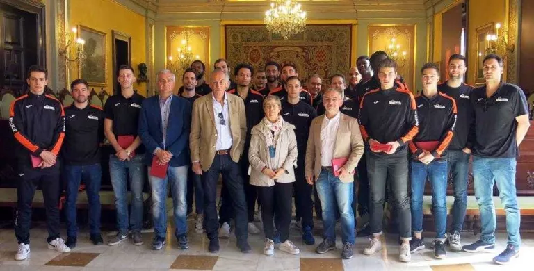 Visita institucional del Força Lleida a la Paeria