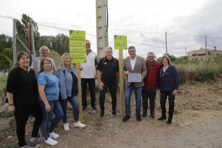 La partida de Vallcalent estrena senyalització per a les cases