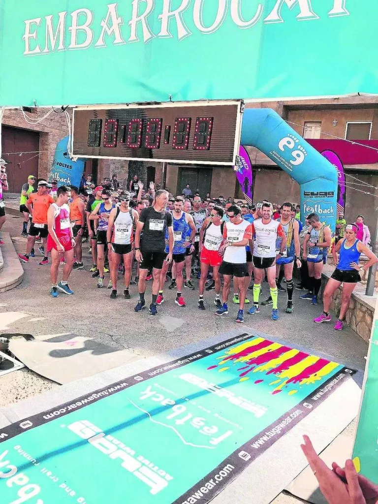Uns 400 atletes a la segona edició de la Cursa Embarrocat d’Aitona