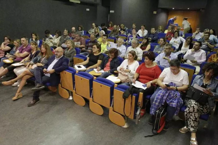 Un moment de la jornada celebrada ahir per UGT a Lleida.
