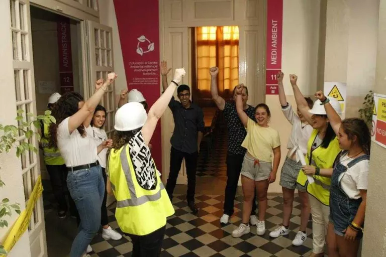‘Escape room’ amb l’Escola del Treball d’escenari