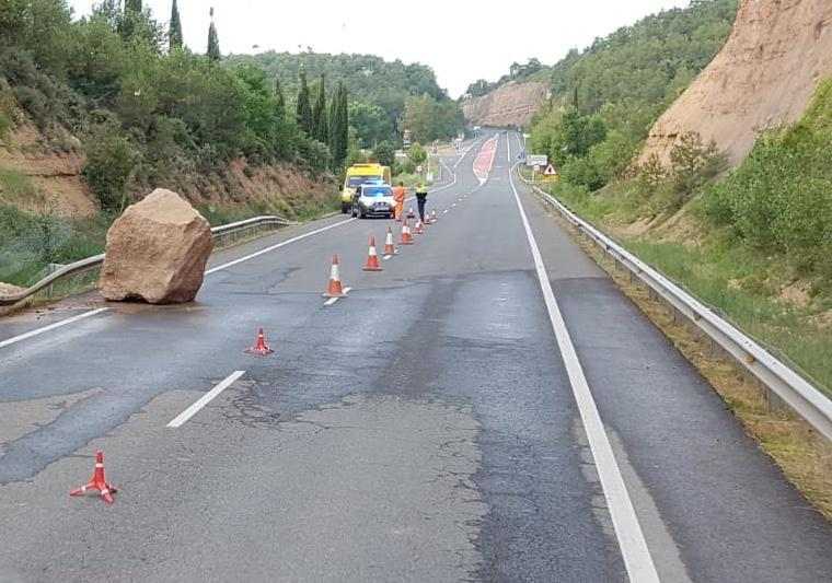 Tres ferits, dos de greus, en una col·lisió a la C-13 a Talarn