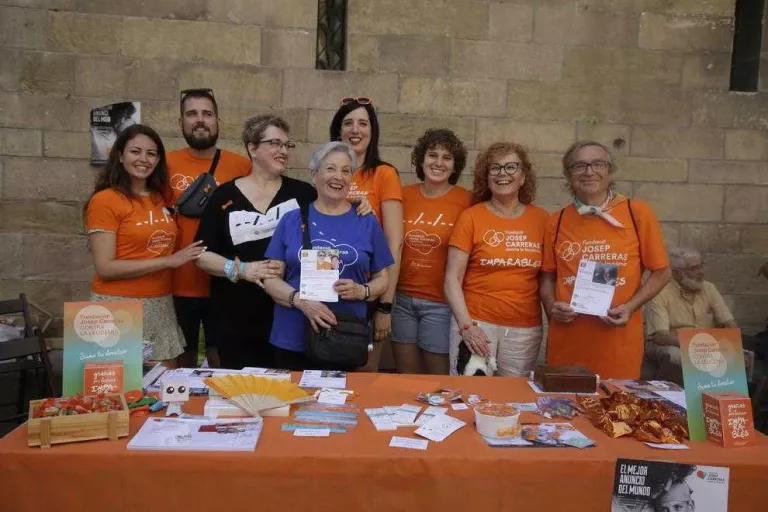 Els Imparables voluntaris de la fundació Josep Carreras.