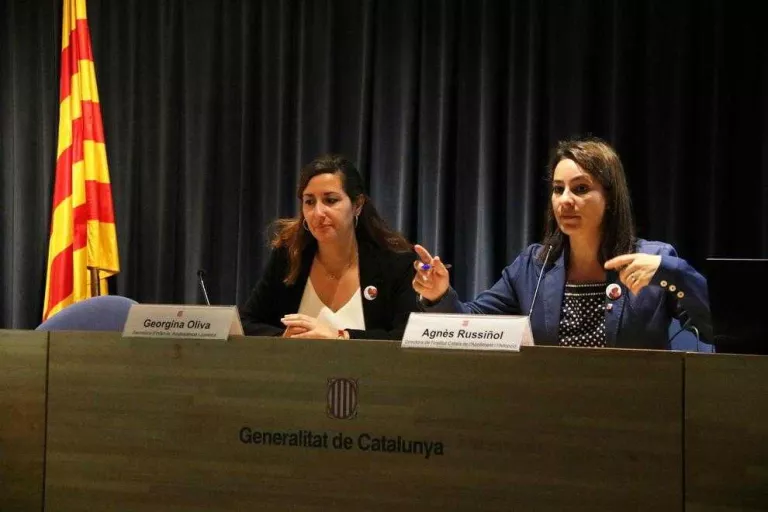 La directora de l’ICAA, Agnès Russiñol, a la dreta.