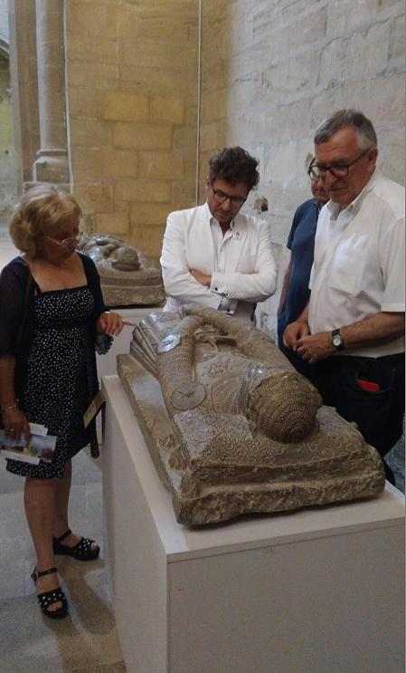 Un descendent dels Montcada visita Avinganya, el Museu de Lleida i el Turó