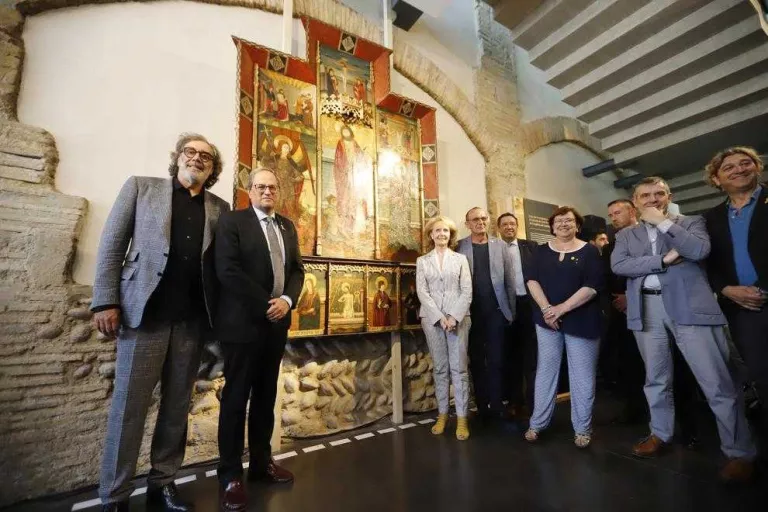 Tatxo Benet, mecenes del Museu de Lleida després de l'"acció violenta" de l'11-D