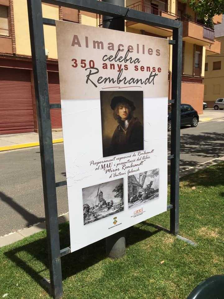 Almacelles difon Rembrandt en el 350 aniversari de la seua mort