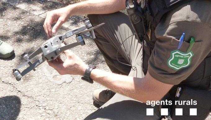 Nova multa per un dron sobre un espai natural