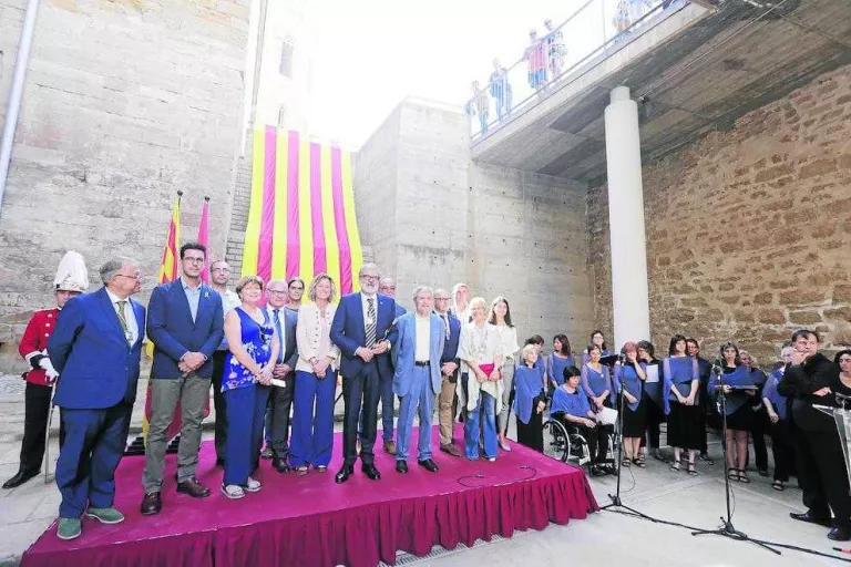 Acte institucional unitari per a la Diada de Paeria, Diputació i Govern a la Seu Vella