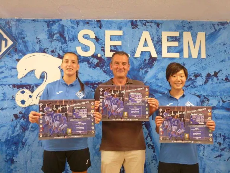 Andrea Gómez, Carlos Sisteré i la japonesa Hisui Haza.