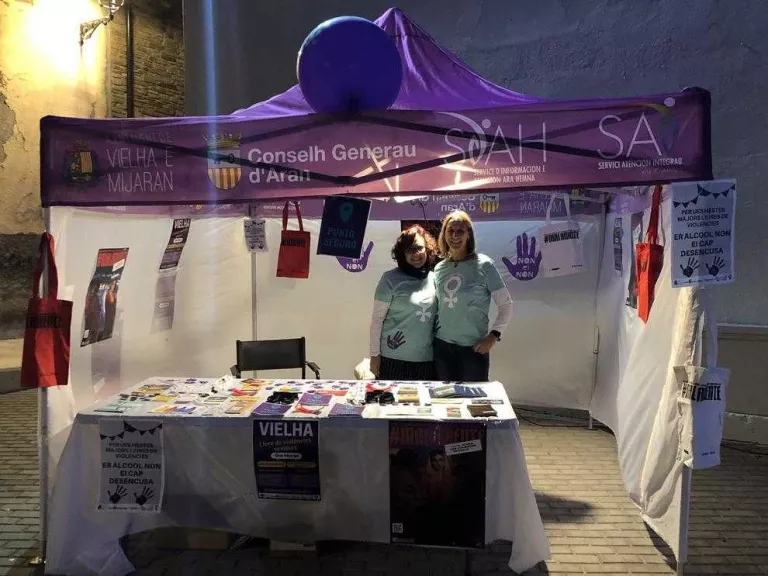 El punt lila de Vielha va detectar tres agressions masclistes durant la festa major