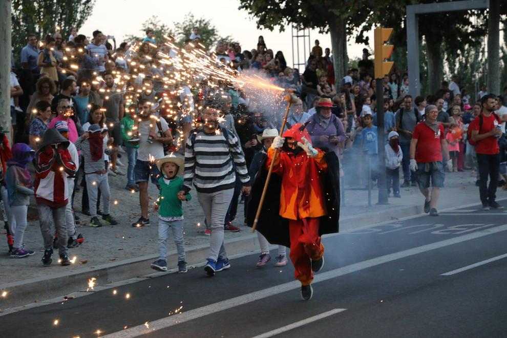 Nit de foc i diables a Lleida
