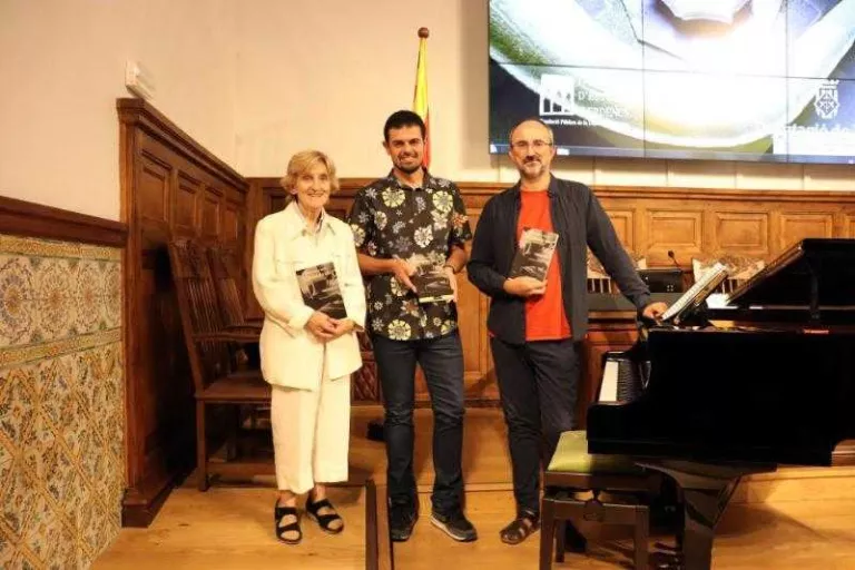 David Puertas presenta 'El pianista cec' a l'IEI