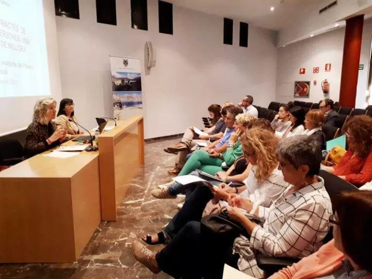 Mercé Corretja es va encarregar de l’explicació tècnica de la llei.