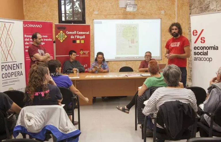 Imatge de la jornada que es va celebrar ahir al consell de l’Urgell.