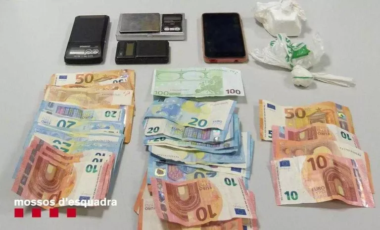 Arrestat a Tremp per traficar amb cocaïna