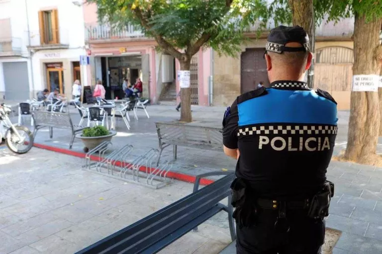 Imatge d’un dels policies locals de Guissona.