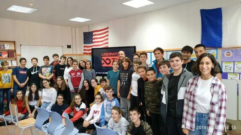 Alumnes d'El Carme coneixen els projectes del parc de Gardeny