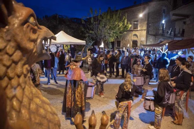 Èxit de públic a la Fira del Foc de Sanaüja