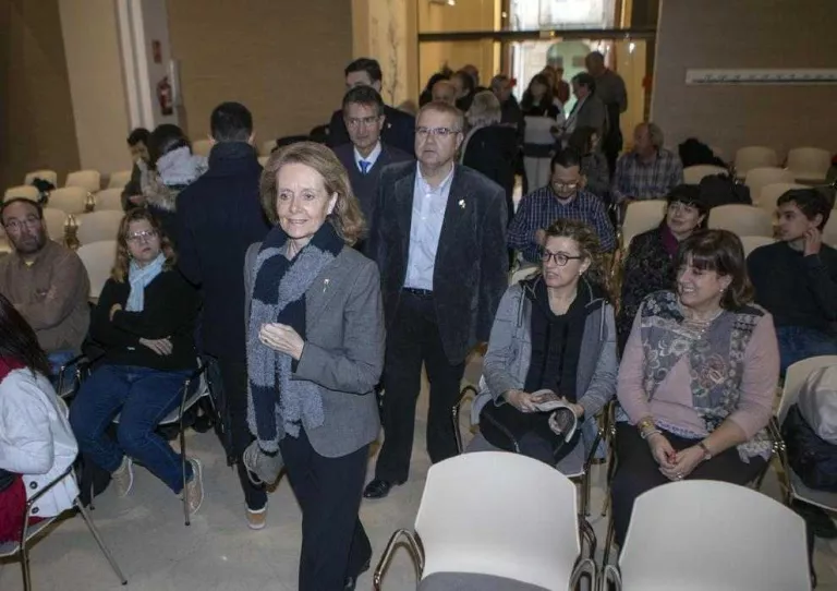 Mariàngela Vilallonga va inaugurar el Fòrum Auriga a l’Auditori de Cervera.