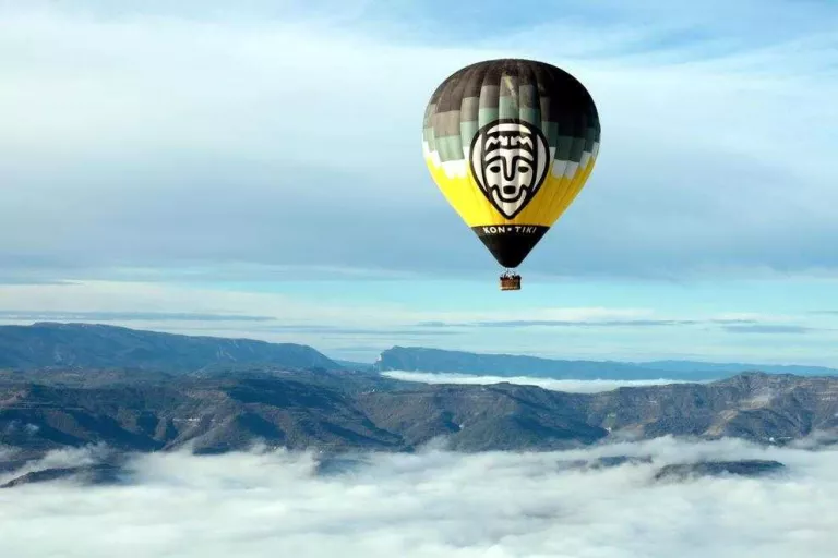 Vols en globus sobre el Geoparc de Tremp